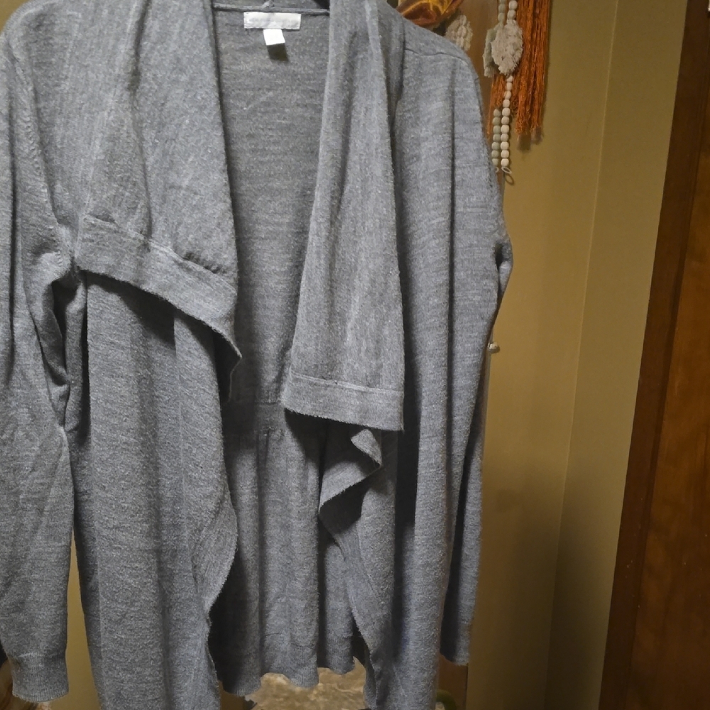 New York & Company Charcoal Women's Cardigan